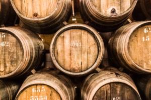 used bourbon barrels