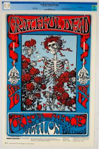Grateful Dead FD-26 " Skeleton and Roses" concert poster