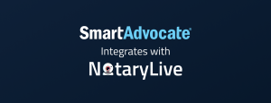 Picture showing logos of NotaryLive and SmartAdvocate.