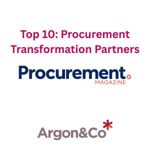 Argon & Co and Procurement Magazine list