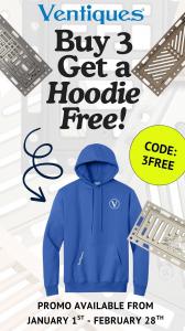 Ventiques Launches Buy-3-Get-1 Apparel Initiative via discount/promo Code 3Free for Early 2026 Metal Vent Series