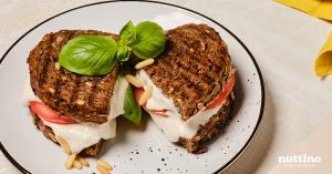 Toasted Sandwich with Nuttino Mozzarella Vegan Cheese