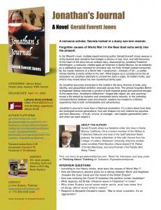 Jonathan's Journal media kit