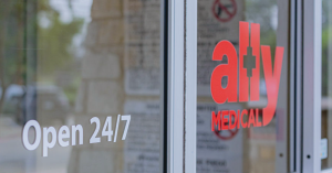Ally Medical ER Burleson Front Entrance Open 24/7