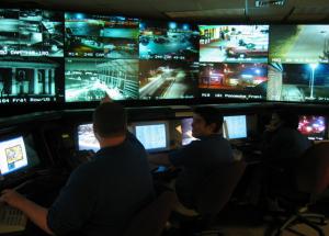 Security operations center monitors, illustrating time-sensitive response and coordination.