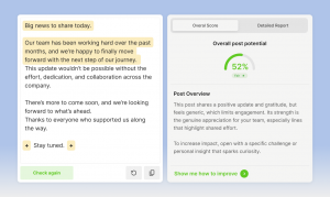 LinkedIn Post Quality Analyzer