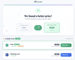 Screenshot - Price Savings