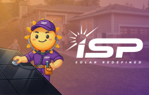 iSP Solar is proud to announce the official launch of its dedicated Service Division for 2026, a strategic expansion of its Installation Division focused on servicing, repairing, and maintaining solar energy systems throughout Connecticut and Massachusetts Illustration of iSP Solar’s sun mascot wearing a purple iSP uniform and headset, inspecting a rooftop solar panel with tools, alongside the iSP Solar Redefined logo in front of a residential home.