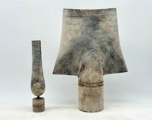 Spare yet graceful vessels by Hans Coper, the highlights of a significant collection of art pottery in the January 30 Fine Estates Auction. Estimates: $20,000-$40,000 and $10,000-$20,000, respectively.