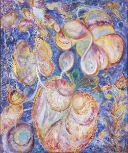 Colorful featured painting