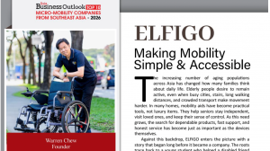 ELFIGO Mobility named as one of the Top 10 Micro-Mobility Companies in Southeast-Asia 2026