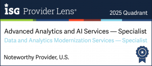 Contender in Data & Analytics Modernization Services in the ISG Provider Lens™ 2025 US