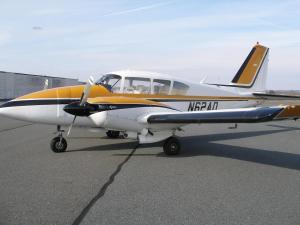 Photo of Hawkins Flight Academy's Newly Acquired Piper Aztec