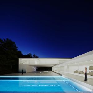 Night Villa by Omegarender