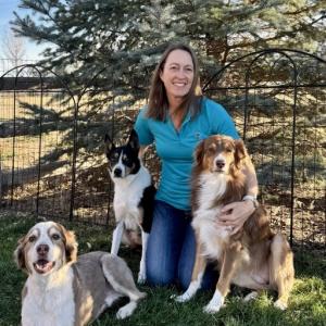 Dr. Jessica Ayers, at her practice of in home pet euthanasia in Fort Collins, CO