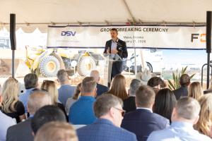 DSV Mesa Groundbreaking Josh Summers, CEO DSV Contract Logistics