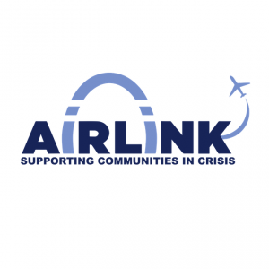 Airlink logo, supporting communities in crisis