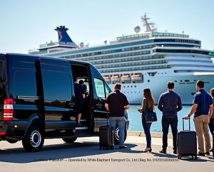Coordinated passenger flow managed under strict port-release procedures.