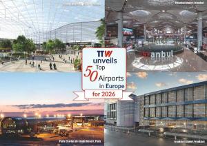 TTW Unveils Top 50 Airports in Europe for 2026