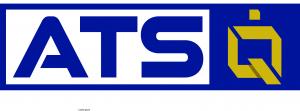 The updated logo features simplified, block-style “ATS” lettering in cooling blue set against a white background. It retains the distinctive “Q-dot” symbol representing the rate of heat transfer, or thermal flux, central to effective thermal management.