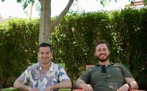 (L to R) Danny Frenkel and Alex Dajani co-founders of Punchup Live