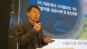 Yeong-Goo Kim, CEO of Solvit System, delivers a presentation titled “Successful Defense Applications and Future Directions of RF/Network Digital Twin Technology.”