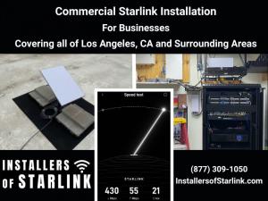 Los Angeles Commercial Starlink Installation Services - Installers of Starlink, (877) 309-1050.