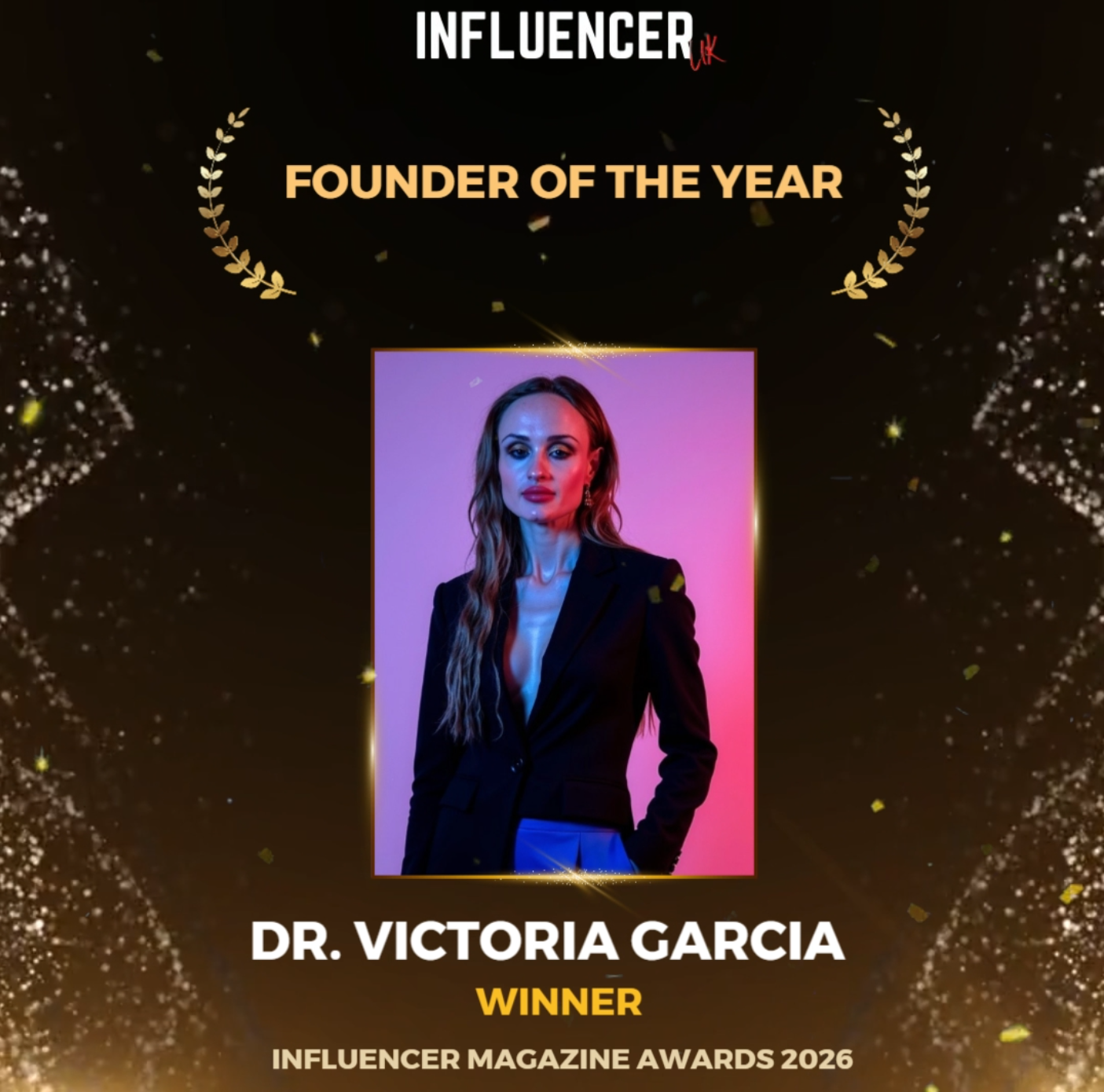 Dr. Victoria Garcia Wins ‘Founder of the Year’ at Influencer Magazine Awards 2026