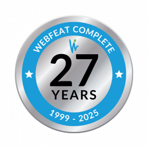 webFEAT Complete 27 Years Badge