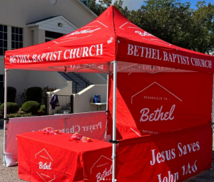 high-quality 10x10 branded tents for community events