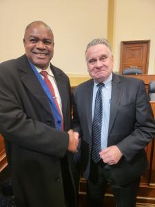 Dr. Joel  with Chairman Smith