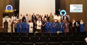 JHAH team and staff during their CAC handover ceremony with Myron Pincomb, CEO and boarch chairman at IBCCES