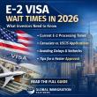 Global Immigration Partners Releases 2026 Guidance on E-2 Visa Wait Times for International Investors