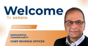 Siddhartha Chakravarty, new Chief Revenue Officer of Akraya