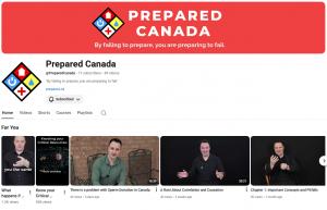 Prepared Canada YouTube Home Page