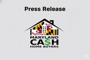 Maryland Cash Home Buyers press release graphic for Baltimore County foreclosure hot spots Q3 2025 DHCD data analysis