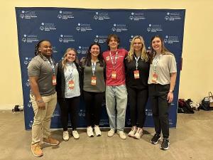Anna Smith ’26 attends the NCAA convention alongside ODAC peers.