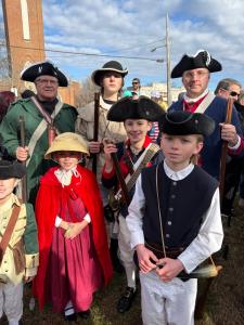 Photo 2 Scene from unveiling with Le Marinel family