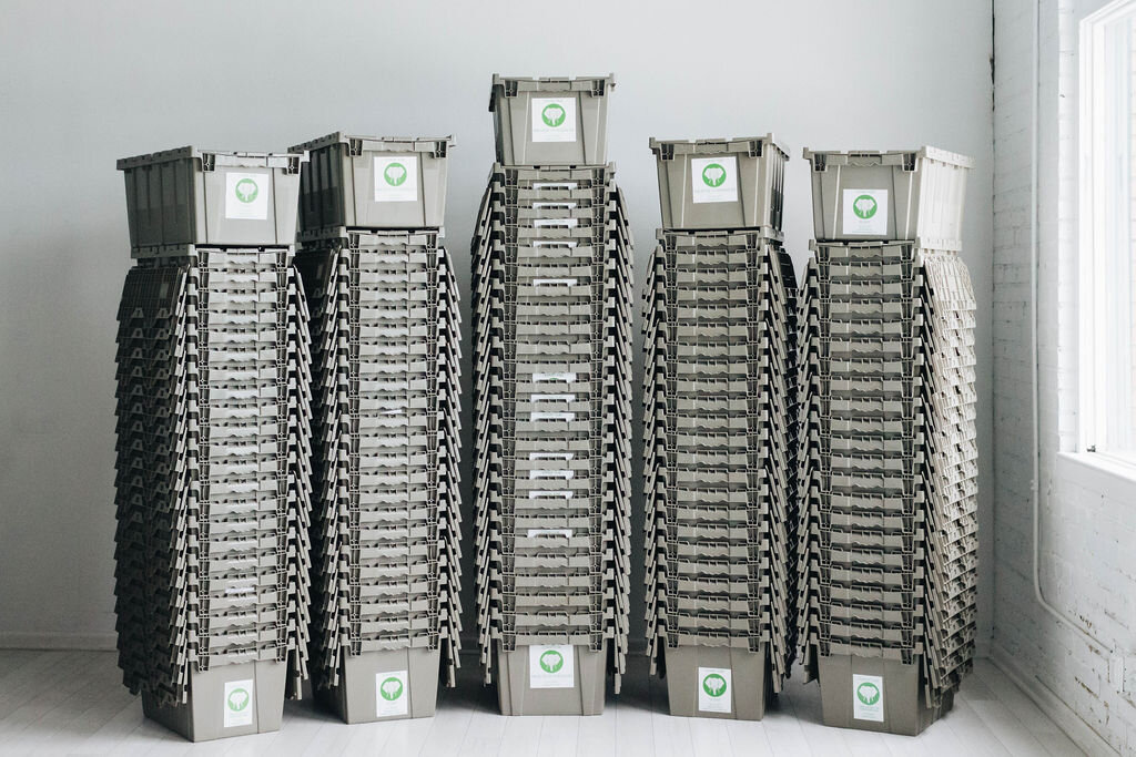 Elephant Trunk Moving Supplies Promotes Sustainable Moves With Plastic Moving Boxes for Rent