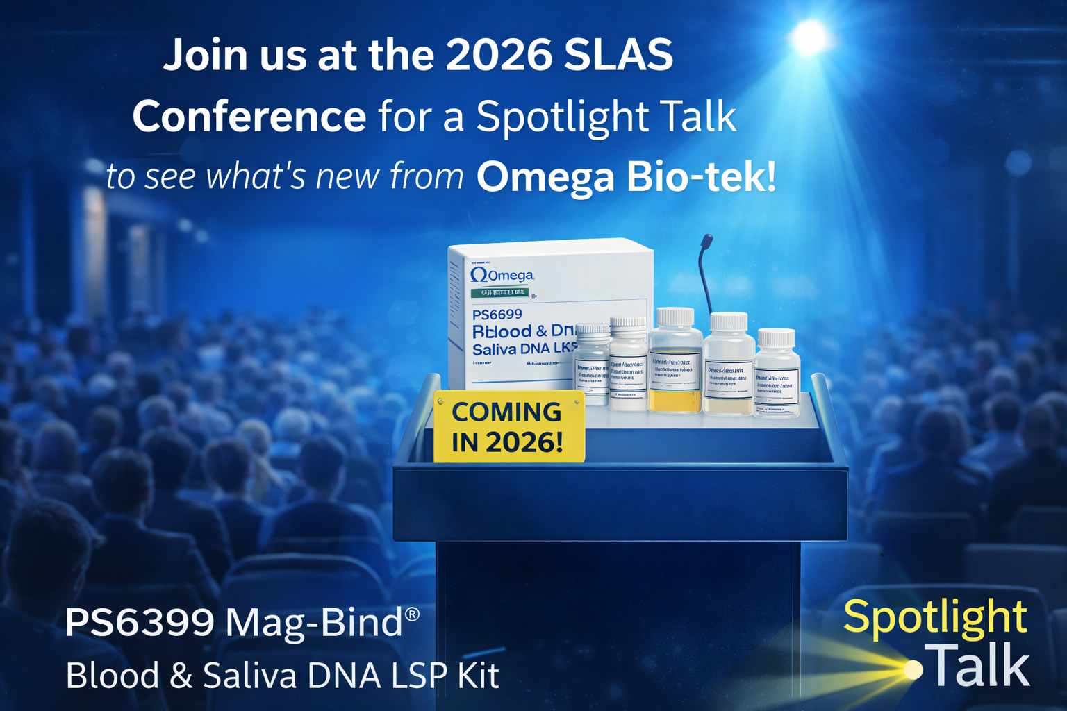 Omega Bio-tek Unveils Mag-Bind® Blood & Saliva DNA LSP Kit to Improve Consistency & Traceability on Open Liquid Handlers