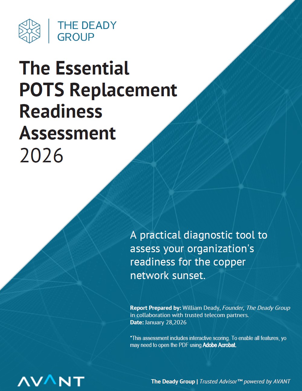 The Deady Group Releases POTS Replacement Readiness Assessment to Prepare for the Copper Sunset