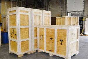 Custom-engineered crates protect furniture, artwork, and household goods during winter relocations.
