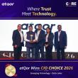 atQor Wins CIO CHOICE 2026 for Most Trusted ICT Brand in Emerging Technologies – Data Lakes