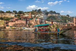 Omkareshwar along Narmada River