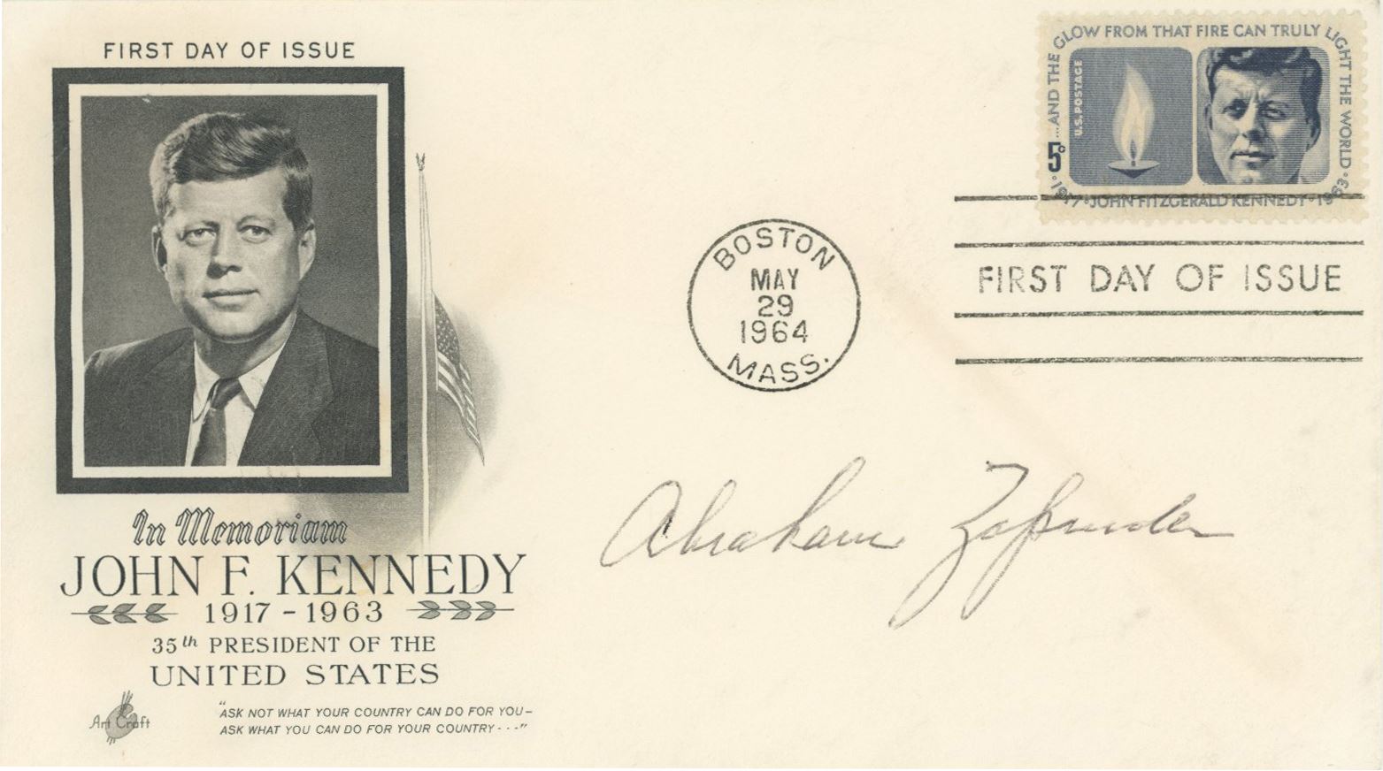 JG Autographs, Inc.’s Part II of Collecting Camelot: The Kennedy Legacy Auction is up and online now, ends February 24