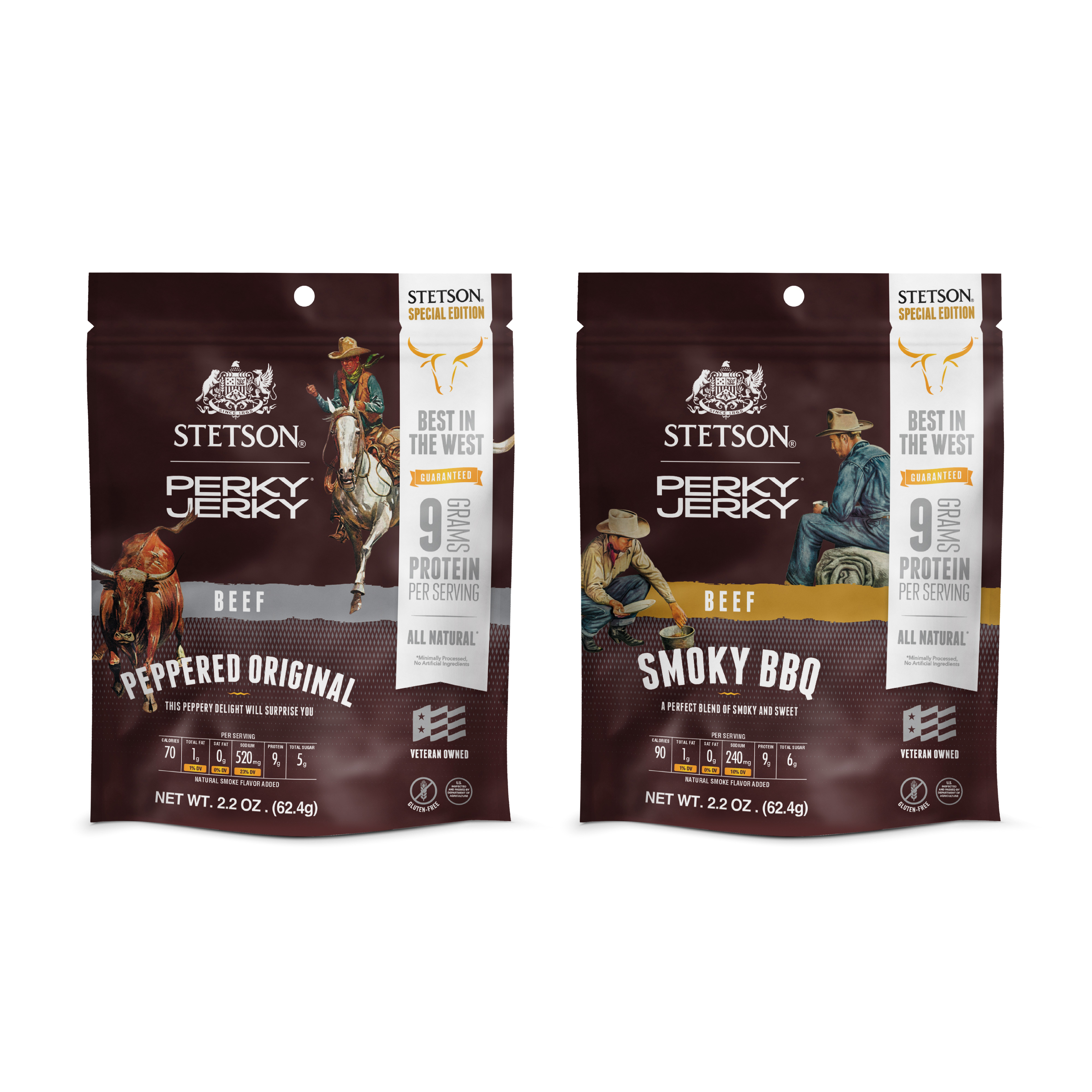 Stetson and Perky Jerky Launch Co-Branded Protein Snack Line