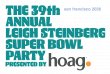 The Leigh Steinberg Super Bowl Party Returns for Its 39th Year in San Francisco, Celebrating 'The Power of Resilience'