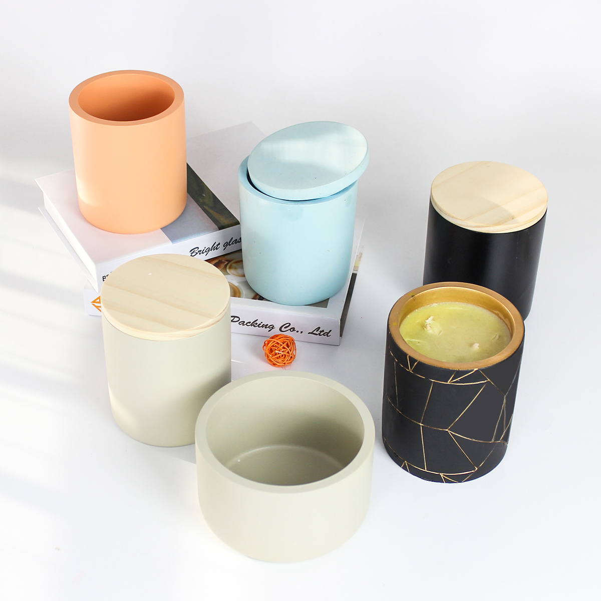 China-Based Concrete Candle Jar Manufacturer Details Design Philosophy and Manufacturing Process