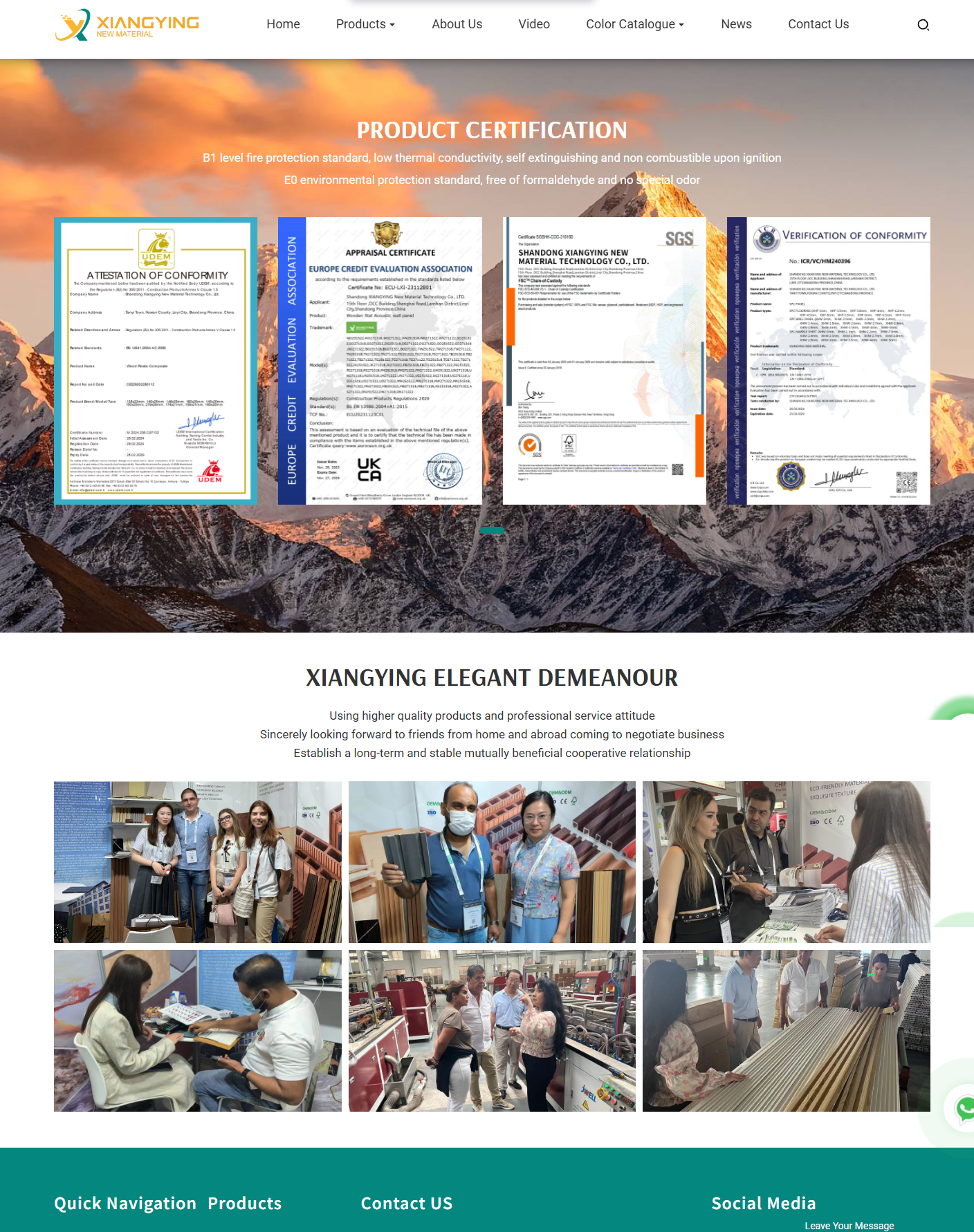 Xiangying New Materials Advanced Solutions Outdoor WPC Wall Panel Manufacturer Leading the Sustainable Architecture Wave