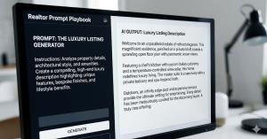 Example of a luxury real estate listing description generated by AI.